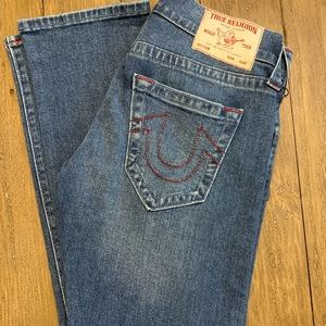 True Religion Men’s Jeans Perfect Condition Relaxed Straight 28 Waist 32 Inseam